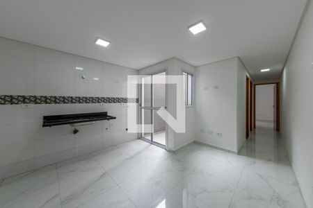 Sala/Cozinha de apartamento para alugar com 2 quartos, 38m² em Vila Paulo Silas, São Paulo