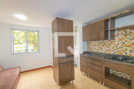 Sala/Cozinha de apartamento para alugar com 2 quartos, 41m² em Mathias Velho, Canoas