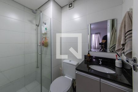 Banheiro  de apartamento à venda com 1 quarto, 38m² em Vila Tolstoi, São Paulo