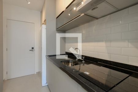 Cozinha de kitnet/studio para alugar com 1 quarto, 26m² em Jardim das Acacias, São Paulo