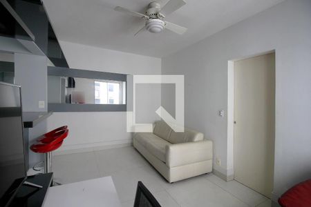 Sala de apartamento à venda com 1 quarto, 38m² em Funcionários, Belo Horizonte