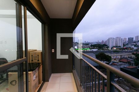 Varanda de kitnet/studio à venda com 1 quarto, 23m² em Vila Esperança, São Paulo