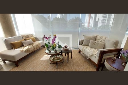 Varanda Sala de apartamento à venda com 4 quartos, 205m² em Vila Gilda, Santo André