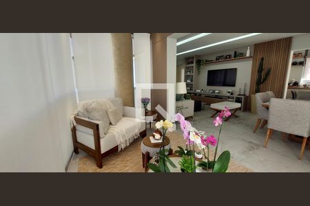 Varanda Sala de apartamento à venda com 4 quartos, 205m² em Vila Gilda, Santo André