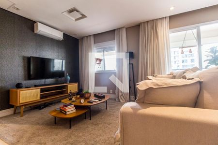 Sala de TV de apartamento à venda com 2 quartos, 110m² em Alphaville, Santana de Parnaíba