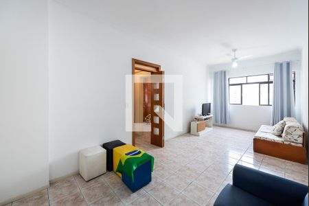 Sala de apartamento para alugar com 1 quarto, 60m² em Boqueirão, Santos