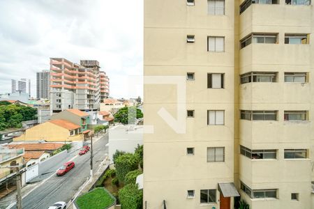 Vista da sala de kitnet/studio à venda com 1 quarto, 26m² em Chácara Seis de Outubro, São Paulo