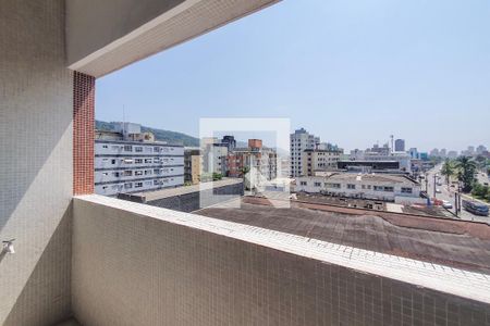 Varanda  de apartamento para alugar com 2 quartos, 63m² em Enseada, Guarujá