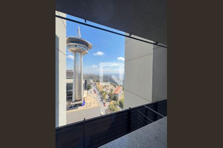 Varanda vista de apartamento à venda com 2 quartos, 76m² em Vila da Serra, Nova Lima