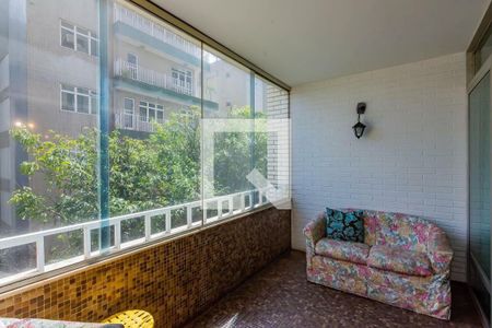 Varanda de apartamento à venda com 4 quartos, 200m² em Serra, Belo Horizonte