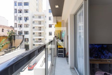 Varanda de apartamento à venda com 1 quarto, 43m² em Centro, Rio de Janeiro