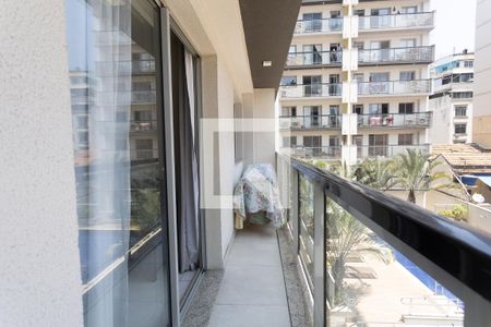 Varanda de apartamento à venda com 1 quarto, 43m² em Centro, Rio de Janeiro
