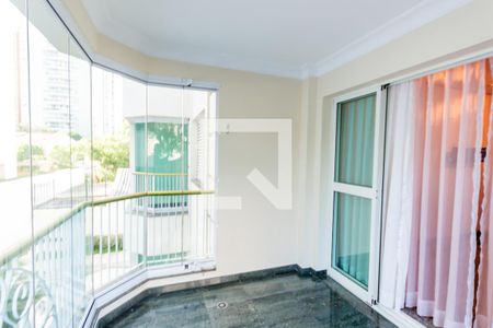 Varanda da Sala de apartamento para alugar com 3 quartos, 142m² em Jardim, Santo André
