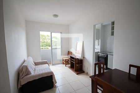 Sala de apartamento para alugar com 2 quartos, 49m² em Campos Elísios, Ribeirão Preto