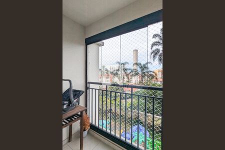 Varanda de apartamento à venda com 1 quarto, 42m² em Jardim Olavo Bilac, São Bernardo do Campo