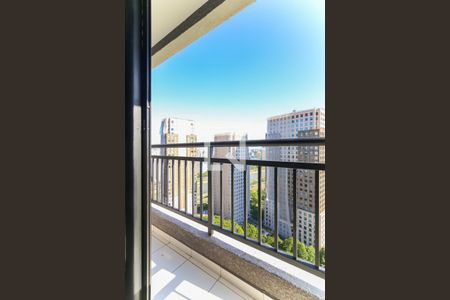 Varanda da Sala de apartamento para alugar com 1 quarto, 26m² em Jardim Panorama, São Paulo