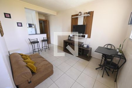 Sala de apartamento para alugar com 2 quartos, 58m² em Chácaras Santa Rita, Goiânia