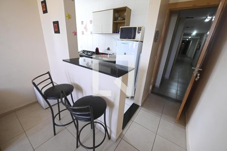 Sala de apartamento para alugar com 2 quartos, 58m² em Chácaras Santa Rita, Goiânia