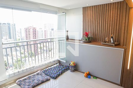 Varanda Sala de apartamento à venda com 3 quartos, 103m² em Centro, Santo André