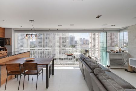 Varanda da Sala de apartamento para alugar com 3 quartos, 160m² em Santo Amaro, São Paulo