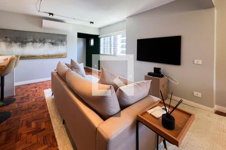Sala de apartamento à venda com 2 quartos, 98m² em Moema, São Paulo