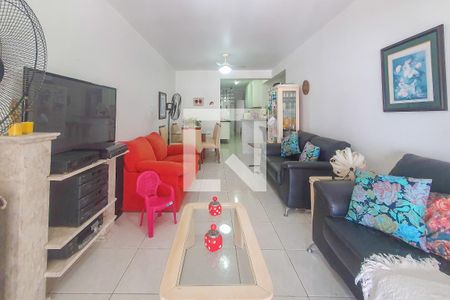 Sala de apartamento para alugar com 3 quartos, 137m² em Loteamento João Batista Julião, Guarujá