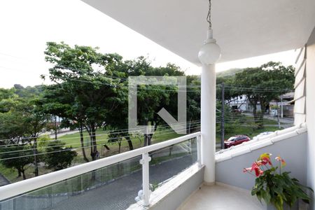 Varanda da Sala de casa de condomínio para alugar com 3 quartos, 350m² em Campo Grande, Rio de Janeiro