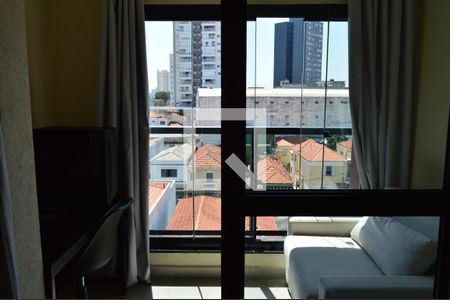 Varanda da Sala de apartamento à venda com 1 quarto, 39m² em Cambuci, São Paulo