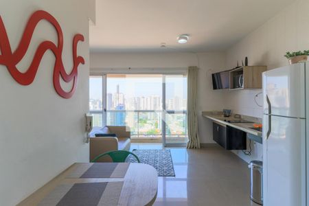 Sala/Quarto de kitnet/studio à venda com 1 quarto, 34m² em Brooklin, São Paulo