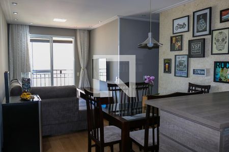 Sala de apartamento à venda com 3 quartos, 63m² em Campestre, São Caetano do Sul