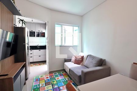 Sala de casa de condomínio à venda com 2 quartos, 80m² em Vila Príncipe de Gales, Santo André