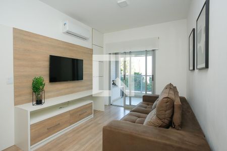 Sala de apartamento para alugar com 1 quarto, 59m² em Petrópolis, Porto Alegre