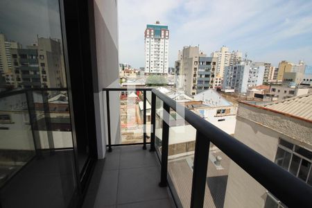 Sacada da Sala de apartamento à venda com 1 quarto, 47m² em Centro Histórico, Porto Alegre