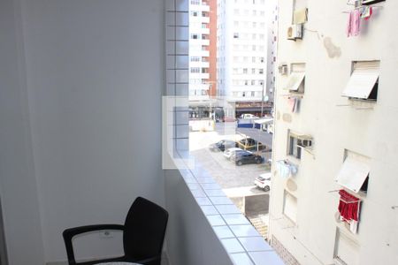 Varanda da Sala de apartamento para alugar com 1 quarto, 64m² em Centro, São Vicente