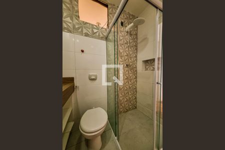 Banheiro Social de apartamento para alugar com 1 quarto, 40m² em Tijuca, Rio de Janeiro