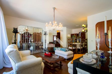 Sala de estar de apartamento à venda com 3 quartos, 145m² em Centro, Santo André