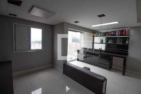 Sala de Estar de apartamento à venda com 2 quartos, 66m² em Jardim Independência, São Paulo