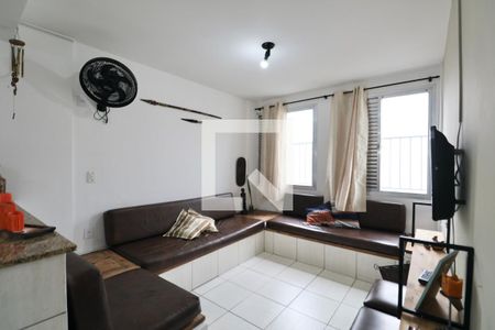 Sala de apartamento para alugar com 1 quarto, 62m² em Centro, Guarujá