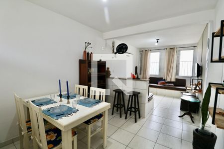 Sala de apartamento para alugar com 1 quarto, 62m² em Centro, Guarujá