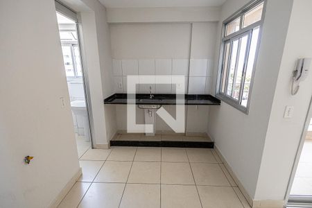 Cozinha de apartamento à venda com 3 quartos, 110m² em Aeroporto, Belo Horizonte