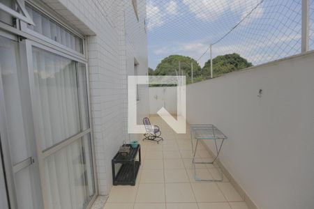 Varanda da Sala de apartamento à venda com 3 quartos, 160m² em Eldorado, Contagem