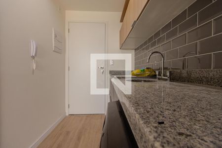 Cozinha de apartamento para alugar com 1 quarto, 24m² em Vila Mariana, São Paulo