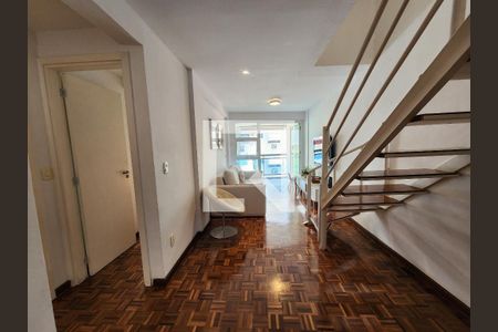 Sala de apartamento à venda com 2 quartos, 160m² em Laranjeiras, Rio de Janeiro