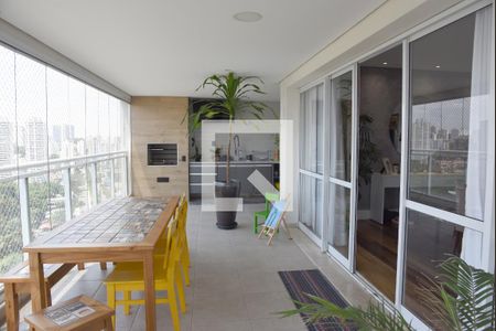 Varanda gourmet de apartamento à venda com 4 quartos, 266m² em Jardim Taquaral, São Paulo