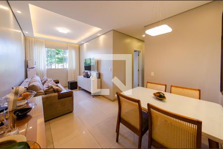 Sala de apartamento à venda com 3 quartos, 80m² em Calafate, Belo Horizonte