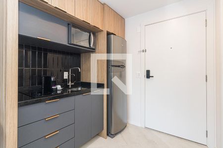 Cozinha de apartamento à venda com 1 quarto, 26m² em Mont’serrat, Porto Alegre