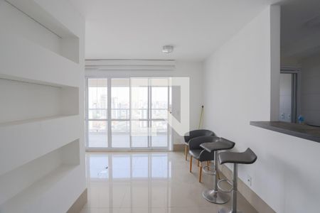 Sala de apartamento para alugar com 1 quarto, 55m² em Vila Regente Feijó, São Paulo