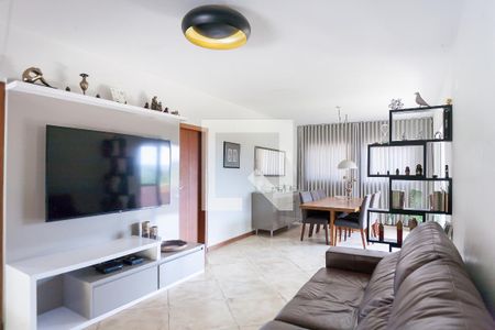 sala de casa de condomínio à venda com 3 quartos, 195m² em Vale das Araras, Nova Lima