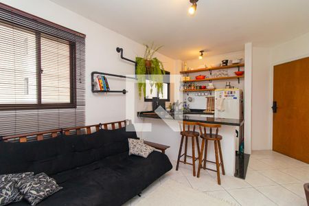 Sala-Cozinha de apartamento para alugar com 1 quarto, 43m² em Bela Vista, São Paulo