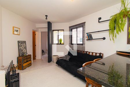 Sala de apartamento para alugar com 1 quarto, 43m² em Bela Vista, São Paulo